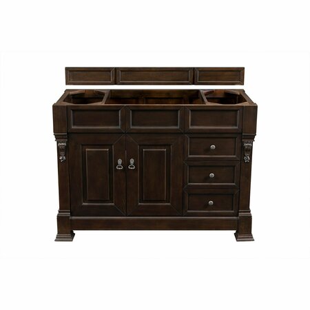 JAMES MARTIN VANITIES Brookfield 48in Single Vanity Cabinet, Burnished Mahogany 147-114-5266